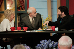 Jim Bakker Lori Bakker and Rabbi Jonathan Cahn