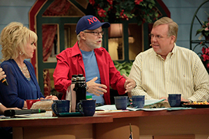 Lori Bakker, Pastor Jim Bakker, and Philip Cameron