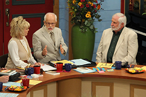 Lori Bakker, Pastor Jim Bakker, and Rick Joyner