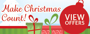 Make Christmas Count and view our Christmas Offers