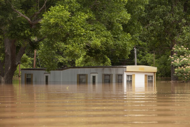 Evacuations in Texas after worst flooding in 100 years