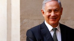 Israeli Prime Minister Benjamin Netanyahu looks on during a meeting with his Italian counterpart Matteo Renzi at Chigi Palace in Rome, Italy June 27, 2016.