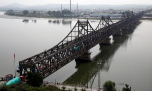Friendship bridge between China and North Korea