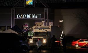 Authorities at the Cascade Mall