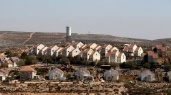 A general view shows houses in Shvut Rachel, a West Bank Jewish settlement located close to the Jewish settlement of Shilo, near Ramallah