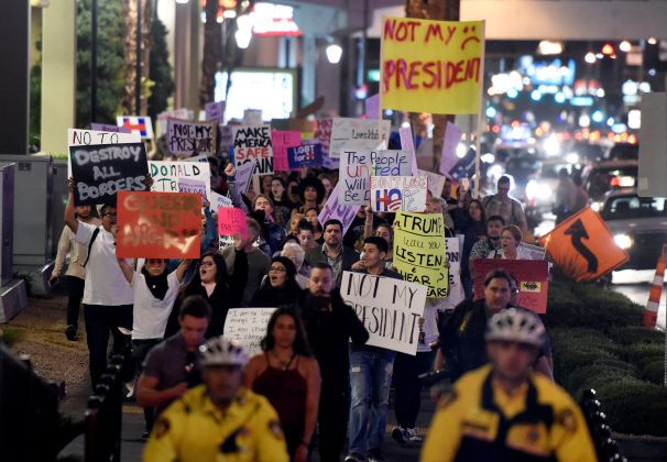 Protests on Las Vegas Strip