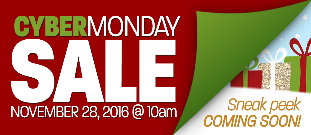 Cyber Monday Sale - November 28