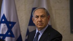 Israel's Prime Minister Benjamin Netanyahu is seen during a news conference in Jerusalem