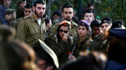 Relatives and friends mourn the death of 4 Israeli soldiers