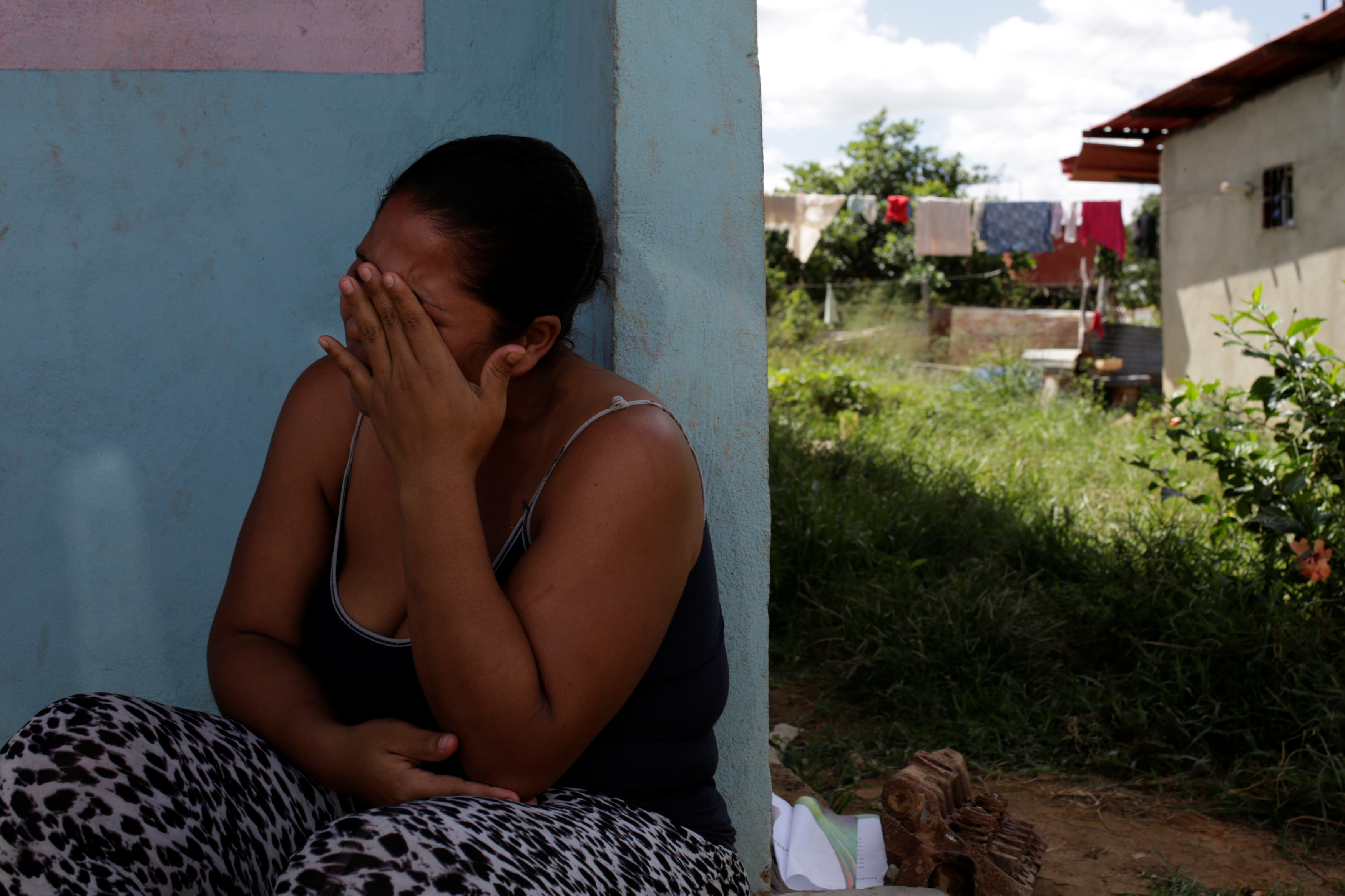 a mother who lost her child in Venezuela due to disease and health crisis