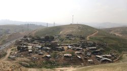 FILE PHOTO: Dwellings belongings to Bedouin are seen in al-Khan al-Ahmar village near the West Bank city of Jericho February 23, 2017. REUTERS/Ammar Awad/File Photo