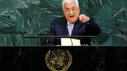 Palestinian President Mahmoud Abbas addresses the 72nd United Nations General Assembly at U.N. headquarters in New York, U.S., September 20, 2017. REUTERS/Eduardo Munoz