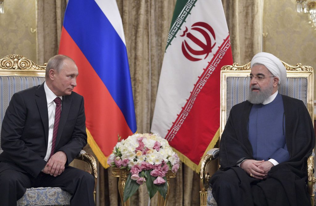 Russia's Putin arrives in Iran to discuss Syria, nuclear deal