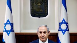 Israeli Prime Minister Benjamin Netanyahu attends the weekly cabinet meeting at the Prime Minister's office in Jerusalem February 11, 2018.