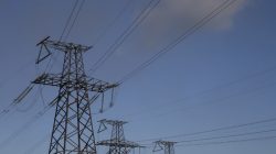 Power lines are seen near the Trypillian thermal power plant in Kiev region, Ukraine November 23, 2017. REUTERS/Valentyn Ogirenko