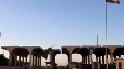 FILE PHOTO: A Syrian opposition flag is erected at the Syrian-Jordanian border at the Nasib crossing in Deraa province, Syria August 27, 2017.REUTERS/Alaa Al-Faqir/File Photo