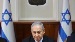 Israel Prime Minister Benjamin Netanyahu attends the weekly cabinet meeting at his office in Jerusalem October 28, 2018. Oded Balilty/Pool via REUTERS