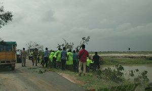 The aftermath of cyclone Gaja is seen in Tamil Nadu, India November 16, 2018 in this picture obtained from social media. SHABBIR AHMED/via REUTERS