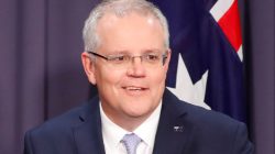 FILE PHOTO: The new Australian Prime Minister Scott Morrison attends a news conference in Canberra, Australia August 24, 2018. REUTERS/David Gray/File Photo