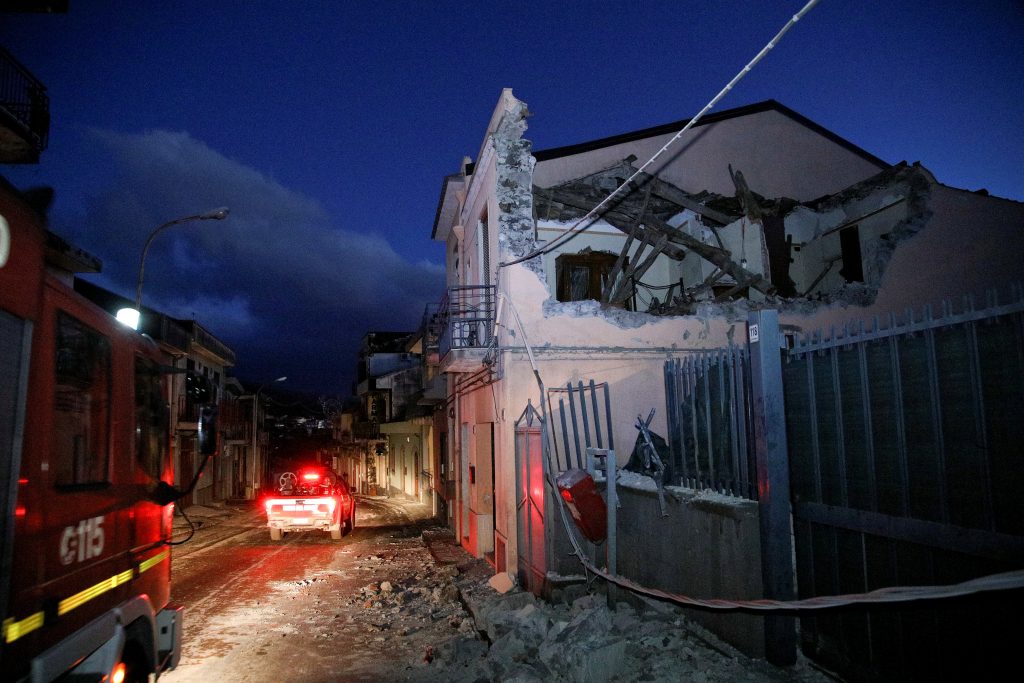 Magnitude 4.8 earthquake in Sicily causes damage, injuries