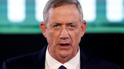 FILE PHOTO: Benny Gantz, a former Israeli armed forces chief and head of Israel Resilience party, delivers his first political speech at the party campaign launch in Tel Aviv, Israel January 29, 2019. REUTERS/Amir Cohen/File Photo