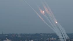 Rockets are fired from Gaza towards Israel, in Gaza May 5, 2019. REUTERS/Mohammed Salem