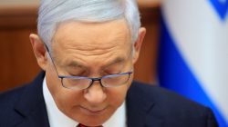 Israeli Prime Minister Benjamin Netanyahu attends the weekly cabinet meeting at the Prime Minister's office in Jerusalem May 19, 2019. Ariel Schalit/Pool via REUTERS