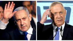 A combination picture shows Israeli Prime Minister Benjamin Netanyahu in Tel Aviv, Israel November 17, 2019, and leader of Blue and White party Benny Gantz in Tel Aviv, Israel November 20, 2019. REUTERS/Nir Elias, Amir Cohen