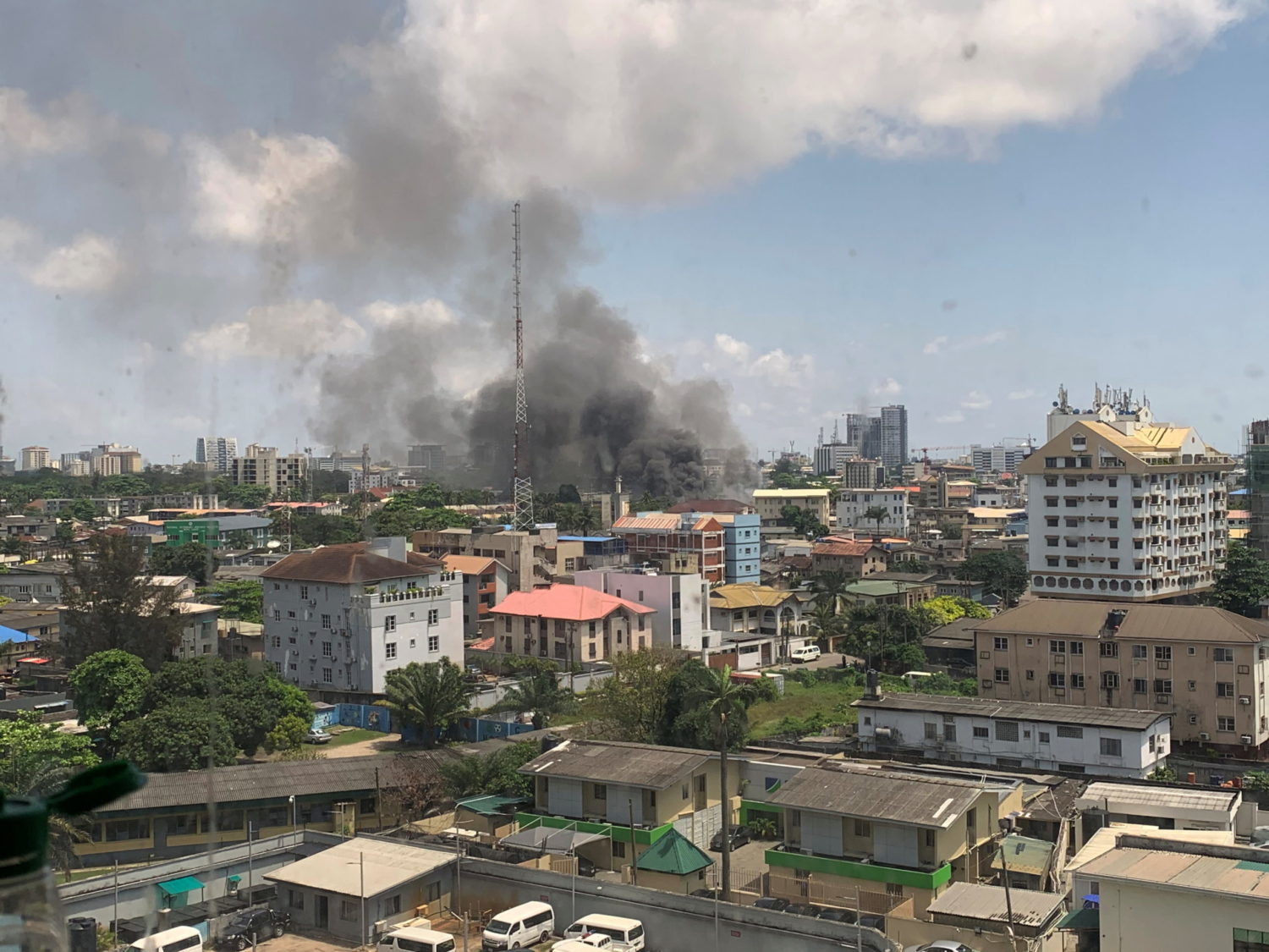 Gunfire heard, smoke seen rising in Nigeria's Lagos The Jim Bakker Show