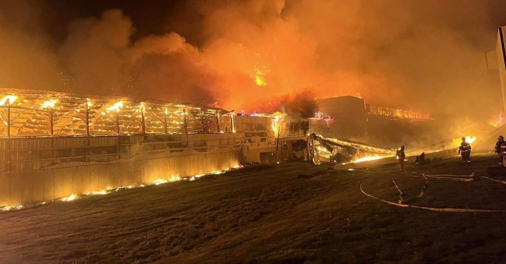 Amid economic turmoil, an egg farm in Minnesota catches fire The Jim