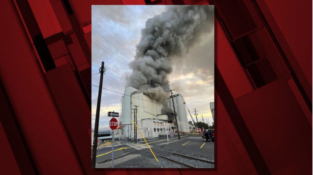 Flour Mill in Oregon burns to the ground The Jim Bakker Show