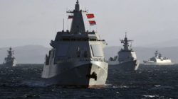Russian and Chinese naval drill