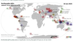 World Earthquake Report Jan 23