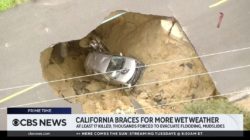 Sink Hole California Storm