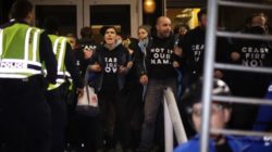 Protesters-DNC-Building
