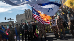 Islamic-Revolutionary-Guard-Corps-IRGC-burn-Israeli-and-U.S.-flags