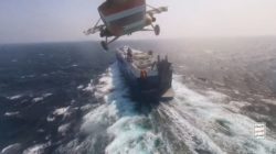 Houthi-helicopter-over-Red-Sea