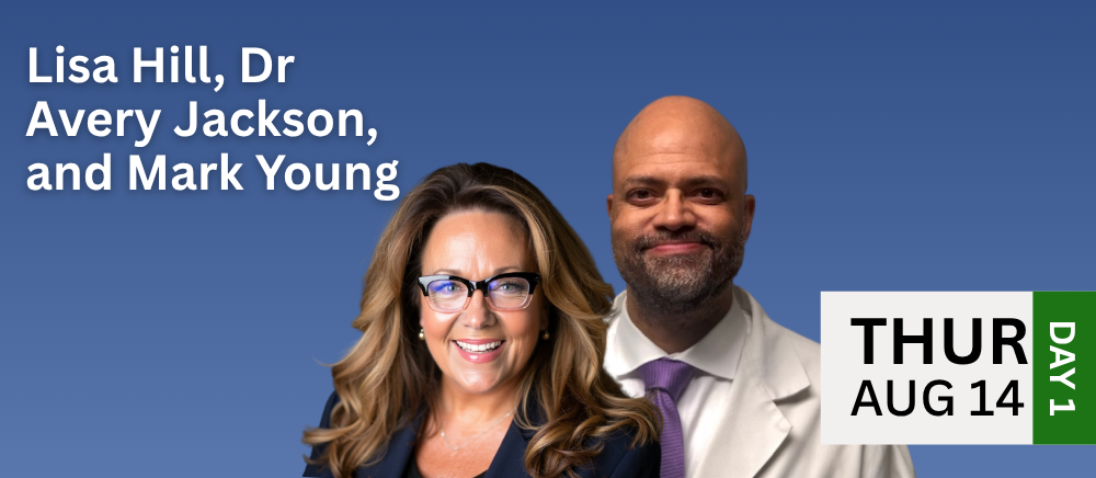 Lisa Hill, Dr Avery Jackson, Mark Young (Day 1)